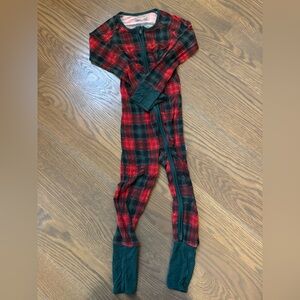 Holiday Tartan Little Sleepies Footie- 3T
